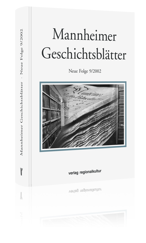 Mannheimer Geschichtsblätter 9/2002 Mannheimer Geschichtsblätter 9/2002